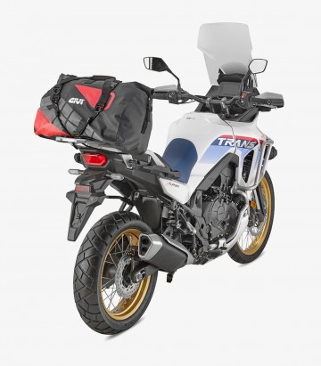 Bolsa Sillín 40 L EA115GRB GIVI de Correas en Gris y Rojo