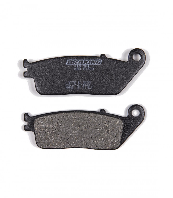 Braking Semi-metallic Brake Pads for Various models of BMW, Honda, Kawasaki, Kymco, Peugeot, Suzuki, SWM, Triumph, Voge, Yamaha 