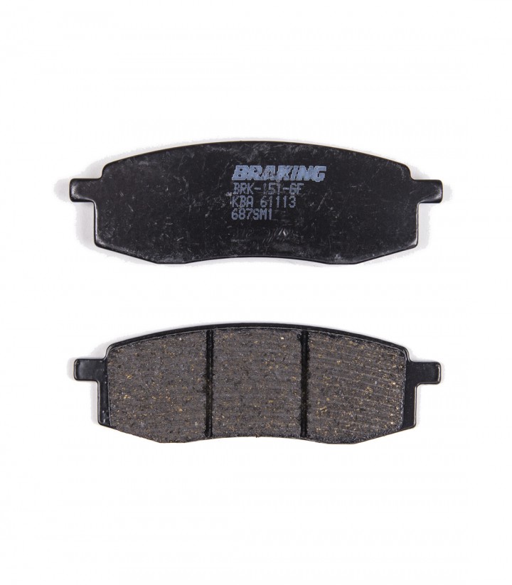 Braking Semi-metallic Brake Pads for Yamaha TT 600 (90-92), TT 350(86-95), TT 250 S (87-89), YZ 125/250 (85-88), YZ 490 (85-90) 