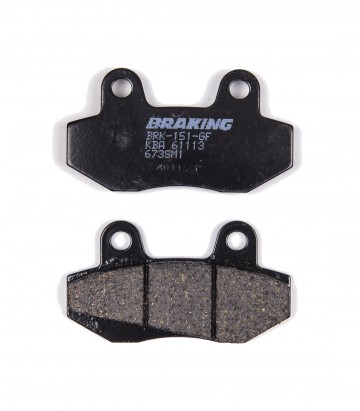 Pastillas de Freno Braking Semimetálicas para Varios modelos de Honda, Hyosung, Kymco, Sachs y SYM 673SM1