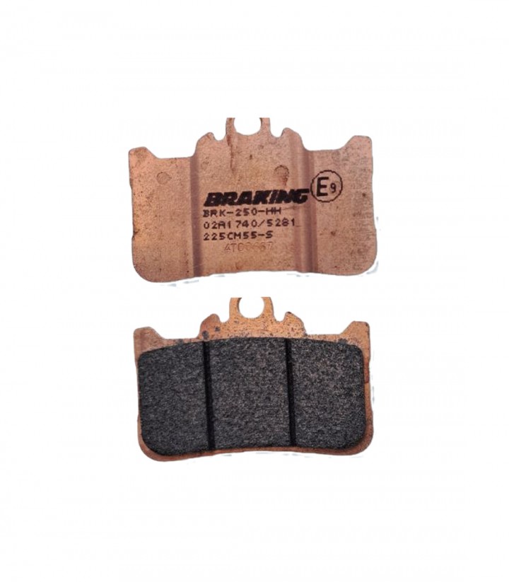 Pastillas de Freno Braking Sinterizadas Honda CB 500 Hornet (24), CB 750 Hornet (23-25), CBR 500 R (22-24), Kawasaki Z 900 ABS (