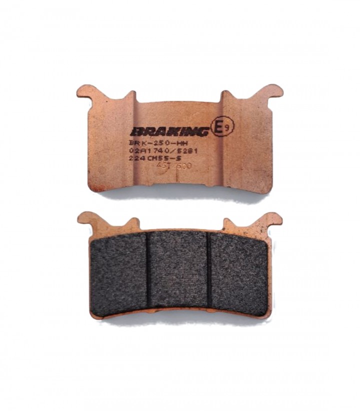 Braking Sintered Brake Pads for BMW M 1000 R (23-25), M 1000 RR (21-25), S 1000 RR Forged/Carbon Wheel Nissin Cal (22-25), Honda