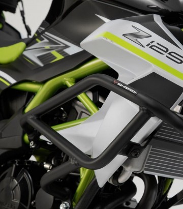 Defensas de Motor SW-MOTECH Kawasaki Z125 (18-20) en Negro SBL.08.920.10001/B