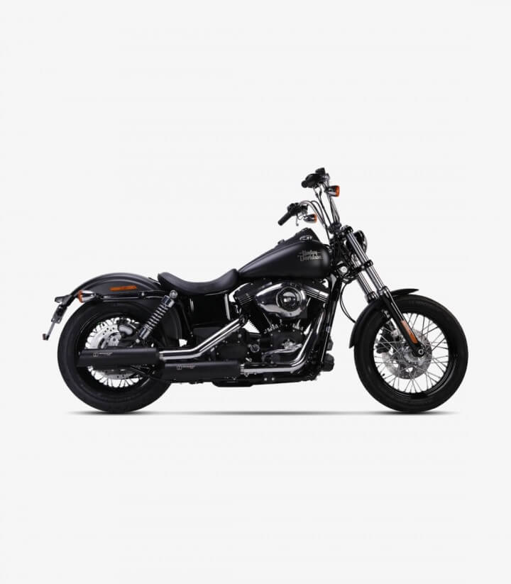 Escape Ixil HC1-3B para Harley Davidson Dyna Street Bob del 2006-16 color Negro