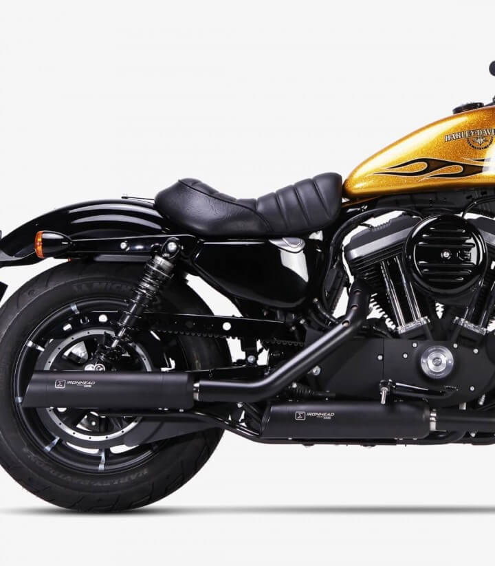 Ixil HC1-3B exhaust for Harley Davidson Sportster XL 883/1200 2014-2016 color Black