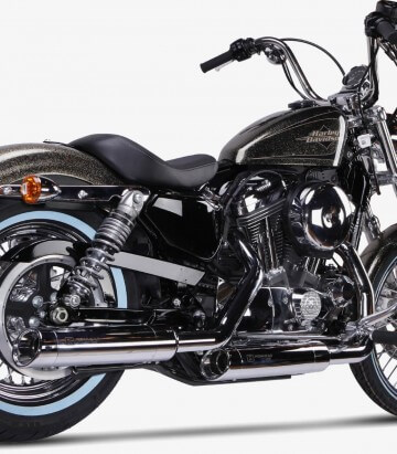 Ixil HC1-3C exhaust for Harley Davidson Sportster XL 883/1200 2014-2016 color Chrome plated