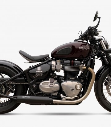 Escape Ixil HC1-3SB para Triumph Bobber 2017-19, Speedmaster del 2018-19 color Negro