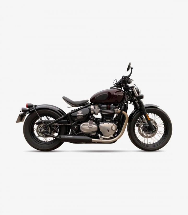 Escape Ixil HC1-3SB para Triumph Bobber 2017-19, Speedmaster del 2018-19 color Negro