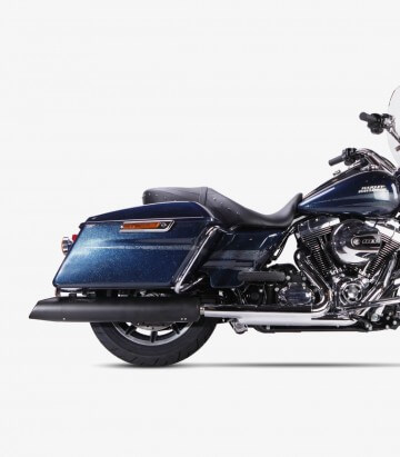 Ixil HC2-1B exhaust for Harley Davidson Touring Road King 2006-16 color Black