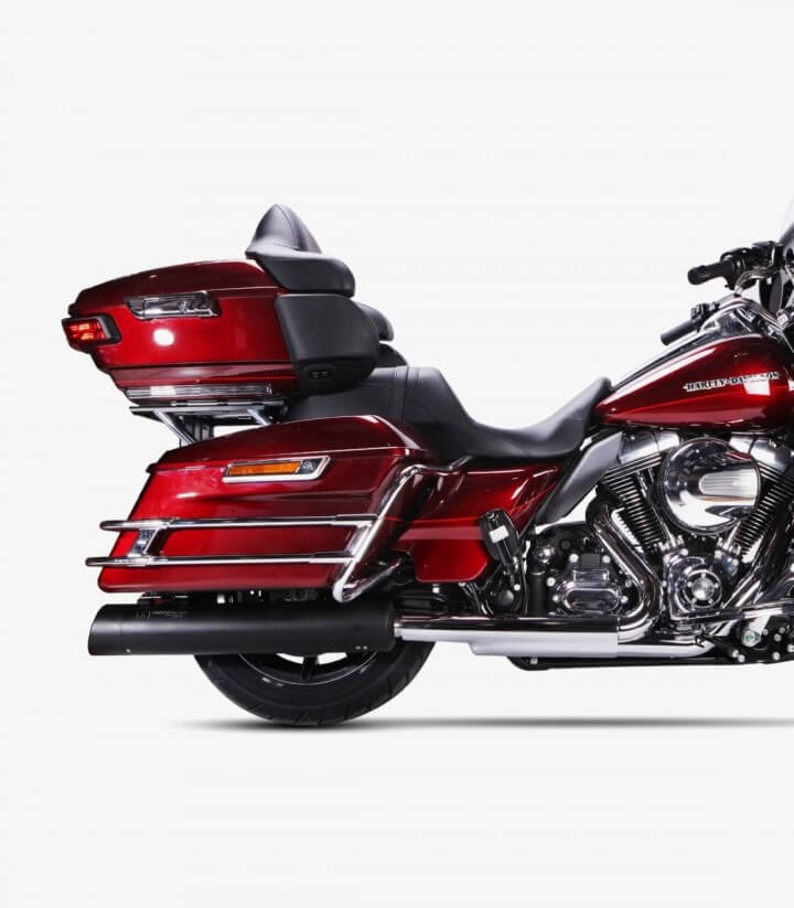 Ixil HC2-1B exhaust for Harley Davidson Touring Road King 2006-16 color Black
