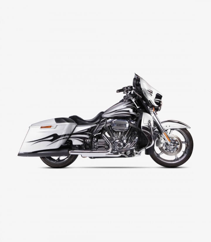 Ixil HC2-1B exhaust for Harley Davidson Touring Road King 2006-16 color Black