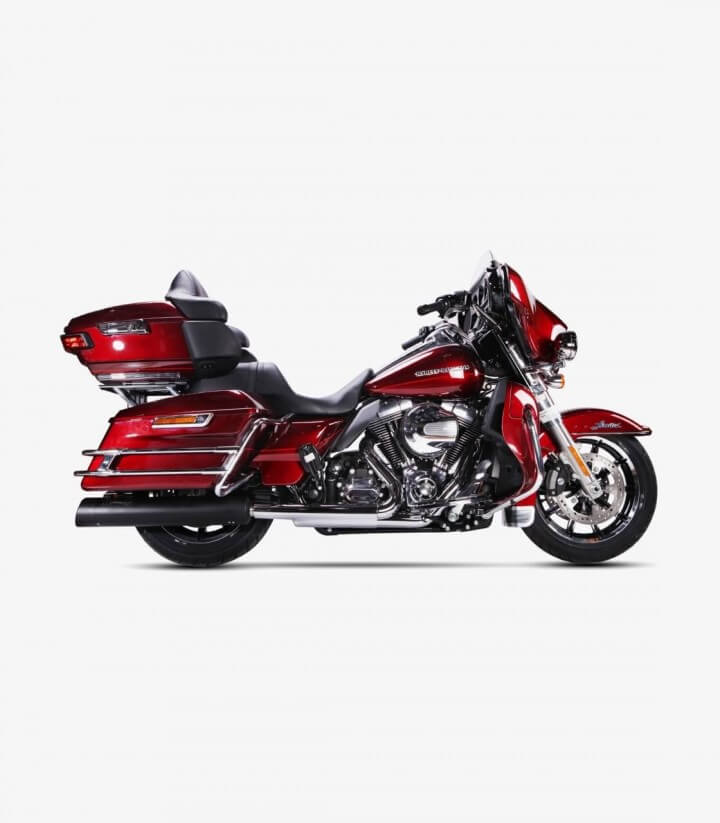 Ixil HC2-1B exhaust for Harley Davidson Touring Road King 2006-16 color Black