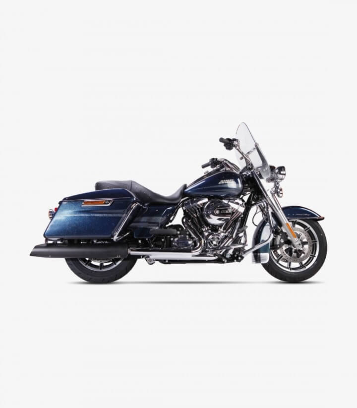 Ixil HC2-1B exhaust for Harley Davidson Touring Road King 2006-16 color Black