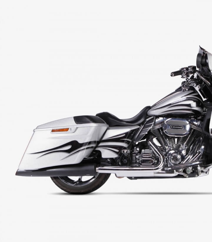 Ixil HC2-1B exhaust for Harley Davidson Touring Road King 2006-16 color Black