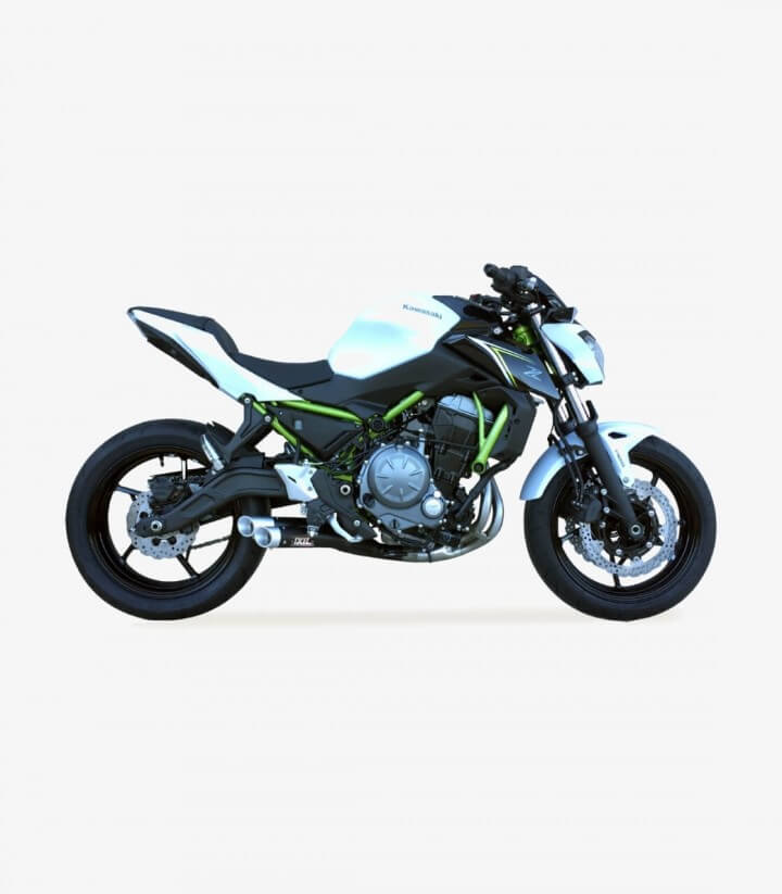 Ixil L3XB exhaust for Kawasaki Z650, Ninja 650 2017-19 color Black