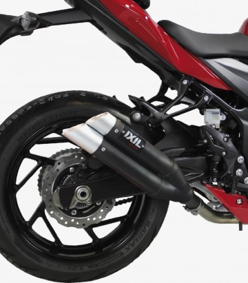 Escape Ixil L3XB para Suzuki GSR 750 2011-16, GSX-S 750 del 2017-19 color Negro