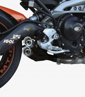 Escape Ixil L3XB para Yamaha MT-09 / Tracer 900 2013-19, XSR 900 del 2016-19 color Negro