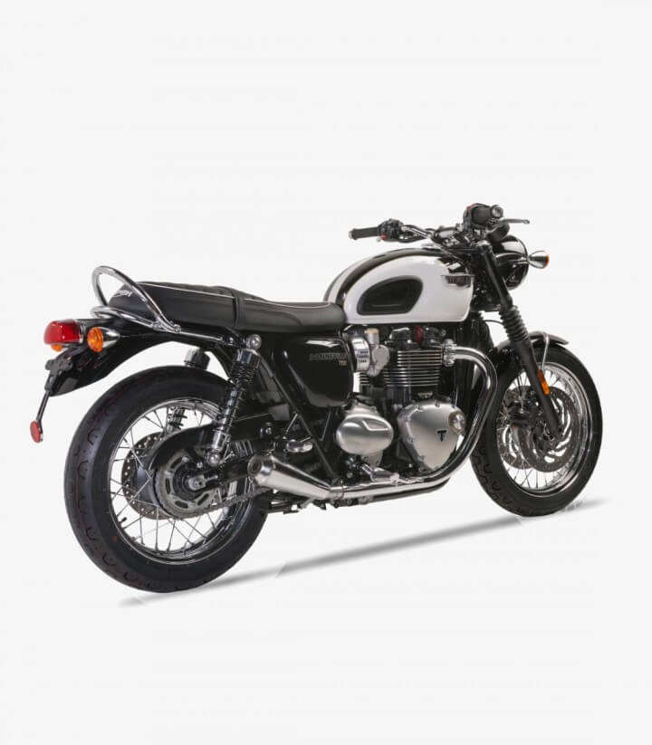 Ixil OVC11SS exhaust for Triumph Bonneville / T120 2016 color Steel