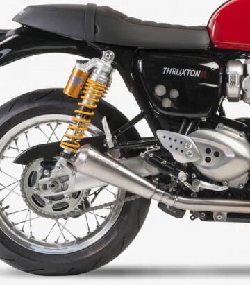 Escape Ixil OVC11SS para Triumph Bonneville Newchurch / SE / Thruxton 1200 del 2016-19 color Acero