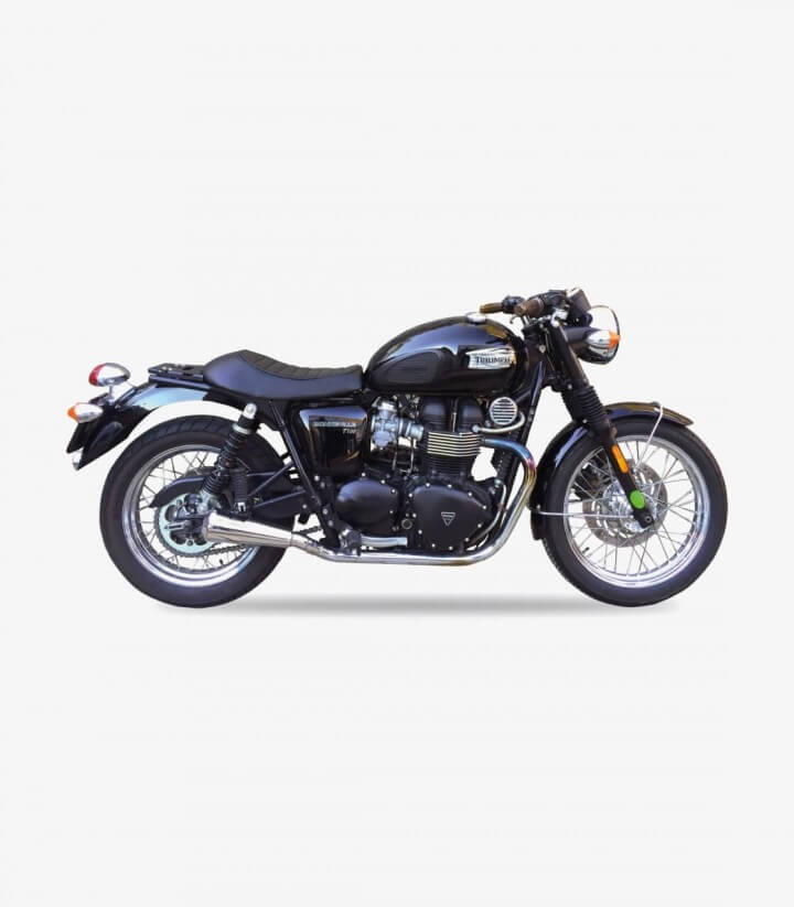 Escape Ixil OVC11SS para Triumph Bonneville / T100 color Acero