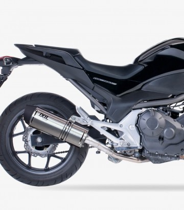 Escape Ixil SOVE para Honda NC 700/750 X/S/Integra del 2012-19 color Acero
