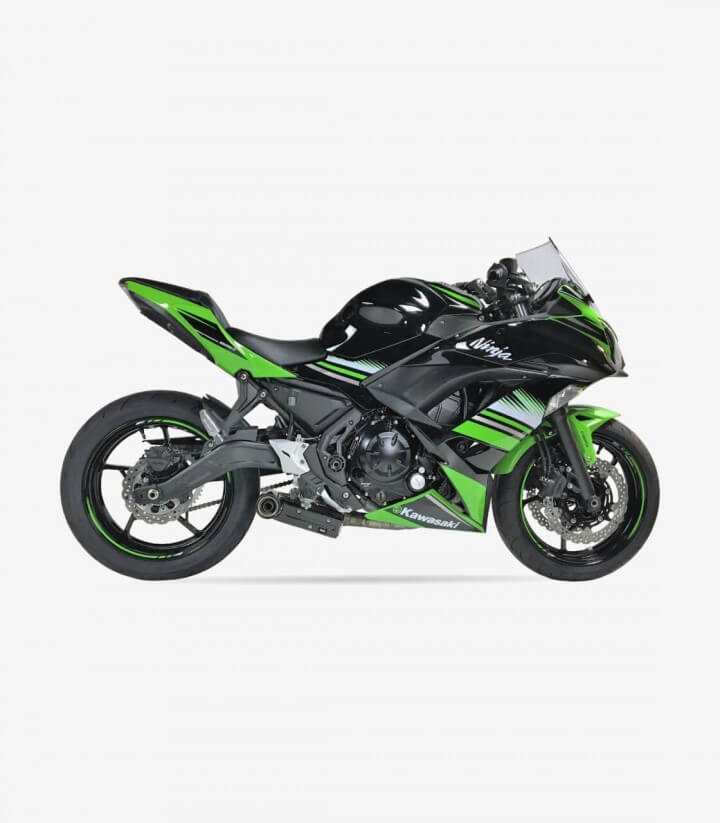 Escape Ixil SX1 para Kawasaki Z650, Ninja 650 del 2017-19 color Acero