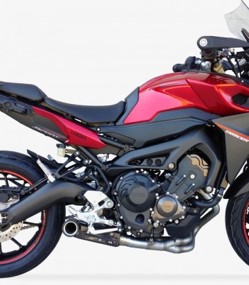 Escape Ixil SX1 para Yamaha MT-09 2013-19, XSR 900 del 2016-19 color Acero
