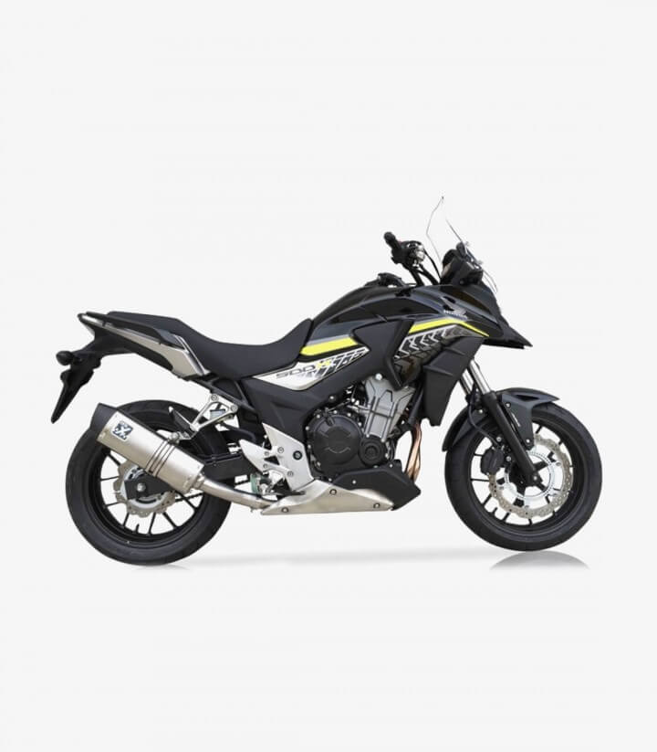 Escape Ixil SOVE para Honda CB 500 F/X y CBR 500 R del 2013-18 color Acero