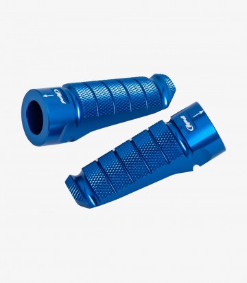 Puig motorcycle footpegs model Racing color blue