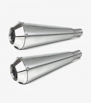 Ixil OVC11SS exhaust for Moto Guzzi V7 II color Steel