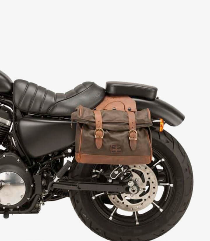 Customacces Saddlebags model Vintage color Orange