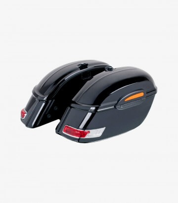 Alforjas Rígidas Modelo Touring color Negro de Customacces