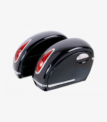 Alforjas Rígidas Modelo Voyager color Negro de Customacces