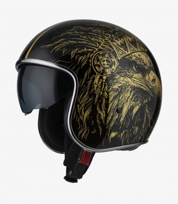 Casco Jet NZI Rolling 3 Sun Boss Gold