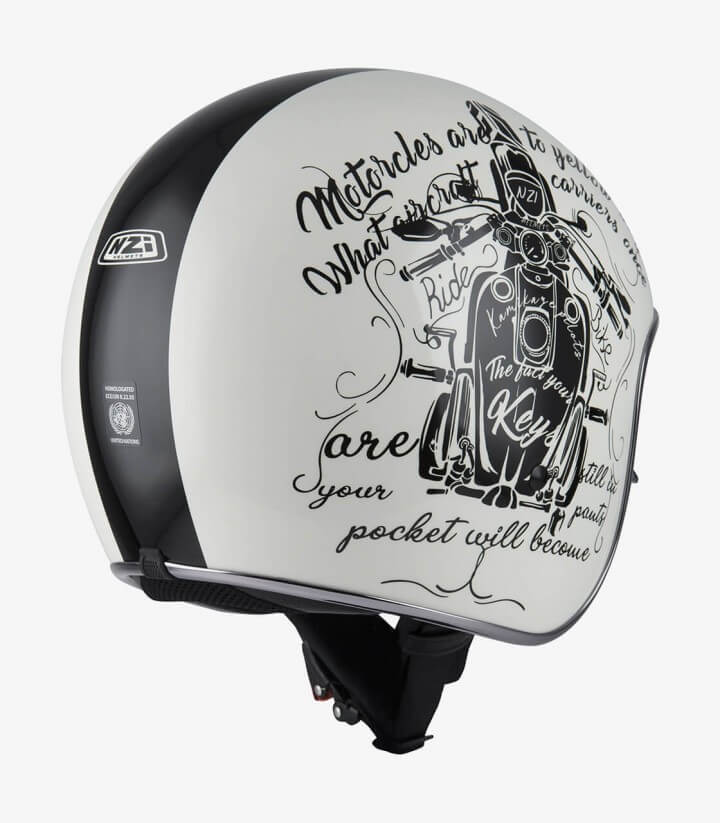 Casco Jet NZI Rolling 3 Sun Tank Bone