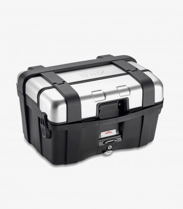 Maleta trasera o lateral Trekker 46 TRK46N color Negro y Aluminio de Givi