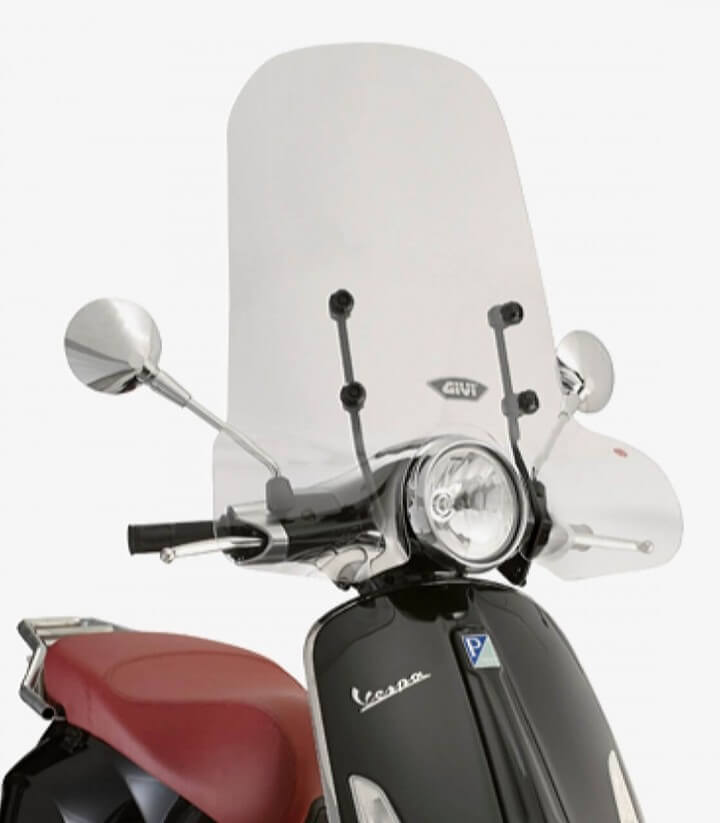 Parabrisas Transparente Givi 5608A para Piaggio Vespa Primavera 50/125/150
