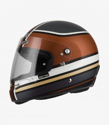NZI Street Track 4 Outline Terracotta Matt Full Face Helmet 050401AS87