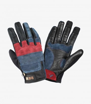 Guantes Florida de By City de verano de hombre color azul y burdeos 1000088
