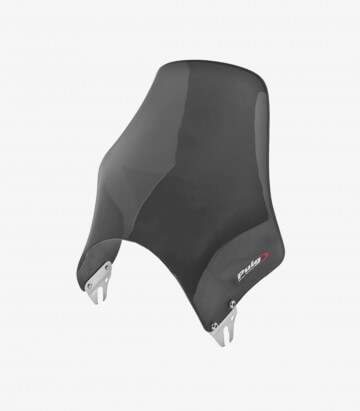 Puig Naked Dark Smoked Short Windshield for Round Headlight
