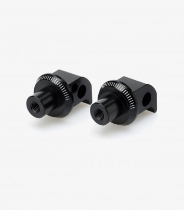 Puig passenger side footrest adapters set 20445N for Yamaha MT-07 Tracer (2020 - 2022)