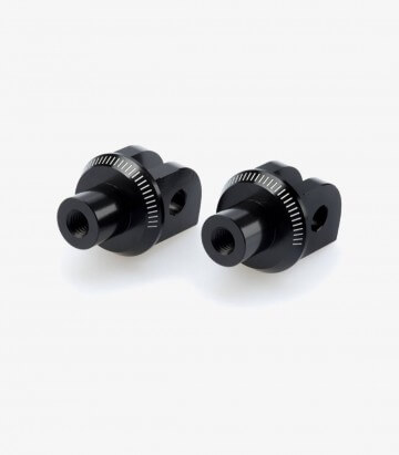 Puig pilot side footrest adapters set 6797N for several Triumph models