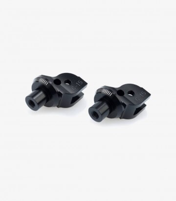 Juego de herrajes de estribera para Ducati Monster 1100/796/696 Puig 6342N para piloto y pasajero