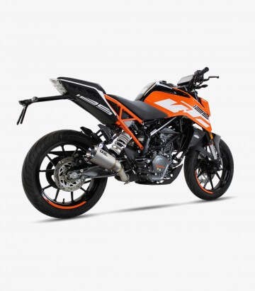 Ixil RC exhaust for KTM Duke / RC 125 2017-20 color Steel
