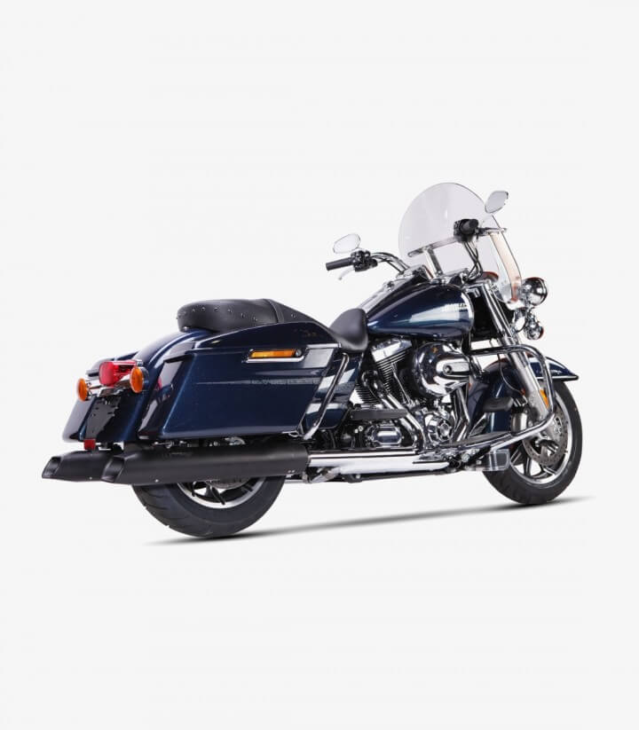 Ixil HC2-1B exhaust for Harley Davidson Touring Road King 2006-16 color Black