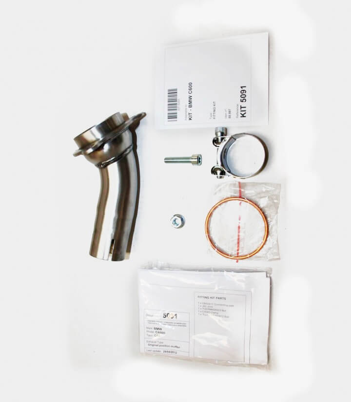 Escape Ixil SOVE para BMW C 600 Sport del 2012-14 color Acero