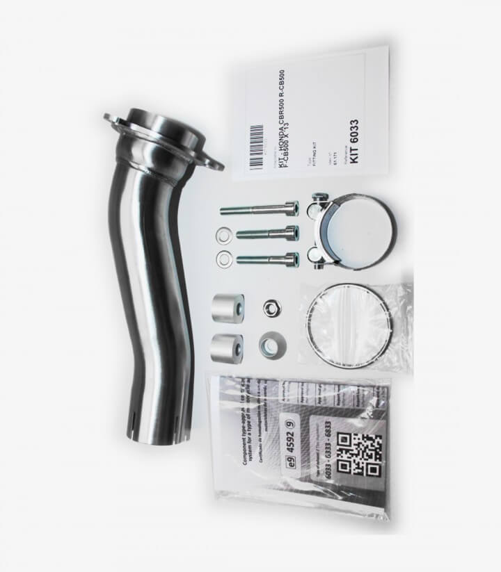 Escape Ixil SOVE para Honda CBR 500 R 2013-15 color Acero
