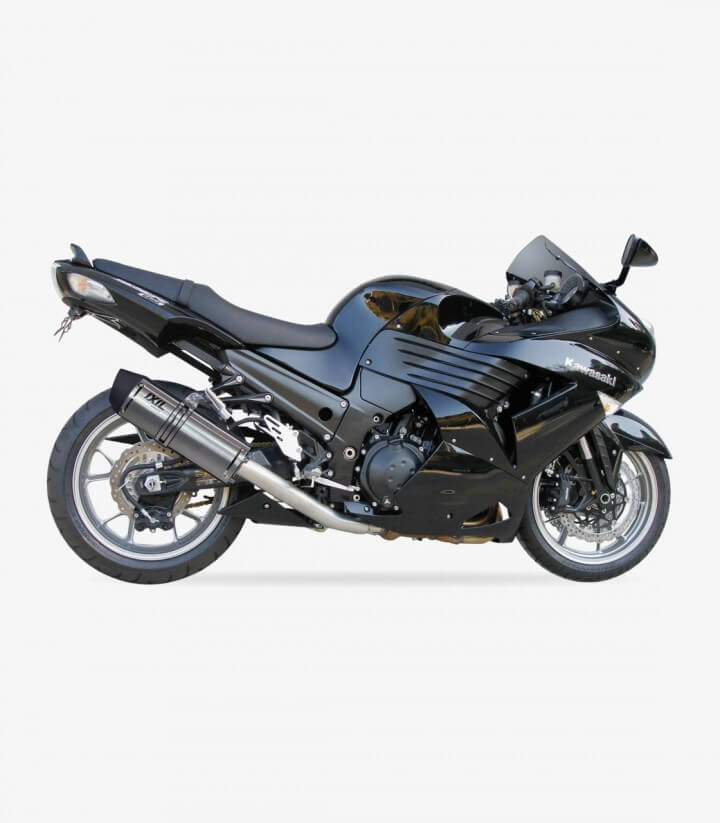 Escape Ixil SOVE para Kawasaki ZZR 1400 del 2008-11 color Acero