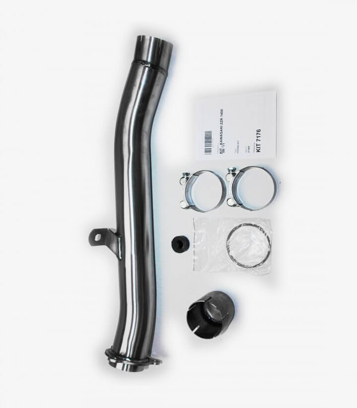 Escape Ixil SOVE para Kawasaki ZZR 1400 del 2008-11 color Acero
