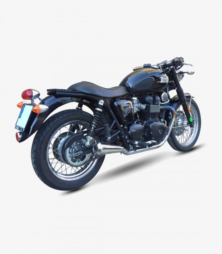 Escape Ixil OVC11SS para Triumph Bonneville / T100 color Acero